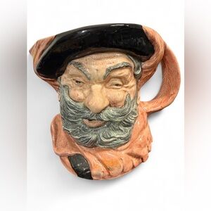 Vintage Royal Doulton Large Sir John Falstaff D6287 Toby Mug Jug 6” (No Chips)